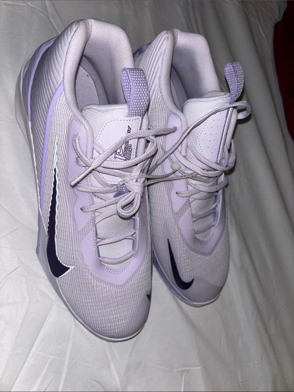✨Nike Light Lavender✨ Training Sneakers with Dark Purple Swoosh size 11 men - Picture 5 of 7